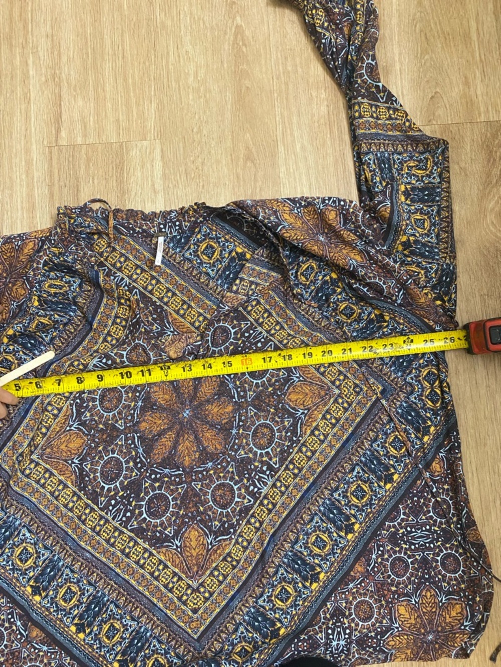 Free People Bohemian Floral Blouse - Picture 6 of 7